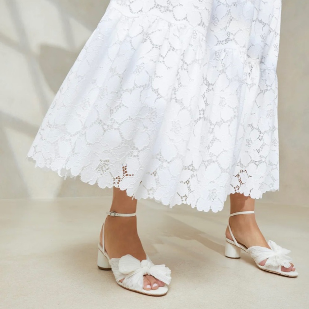 Loeffler Randall Dahlia Heels in Pearl Size 8.5